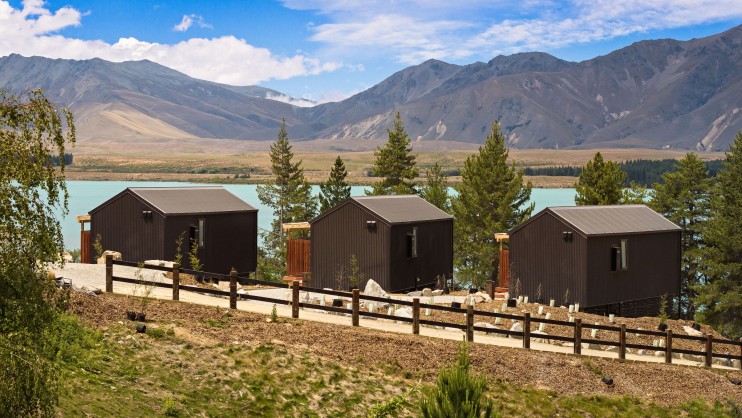 View from Two Bed Tekapo Huts