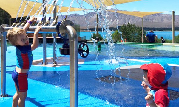 kids at tekapo springs